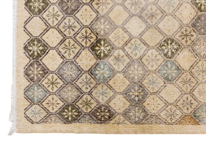 Vintage Large Rug, Oushak Area Rug 6'2" x 9'11" feet 187 x 302 cm
