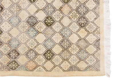 Vintage Large Rug, Oushak Area Rug 6'2" x 9'11" feet 187 x 302 cm