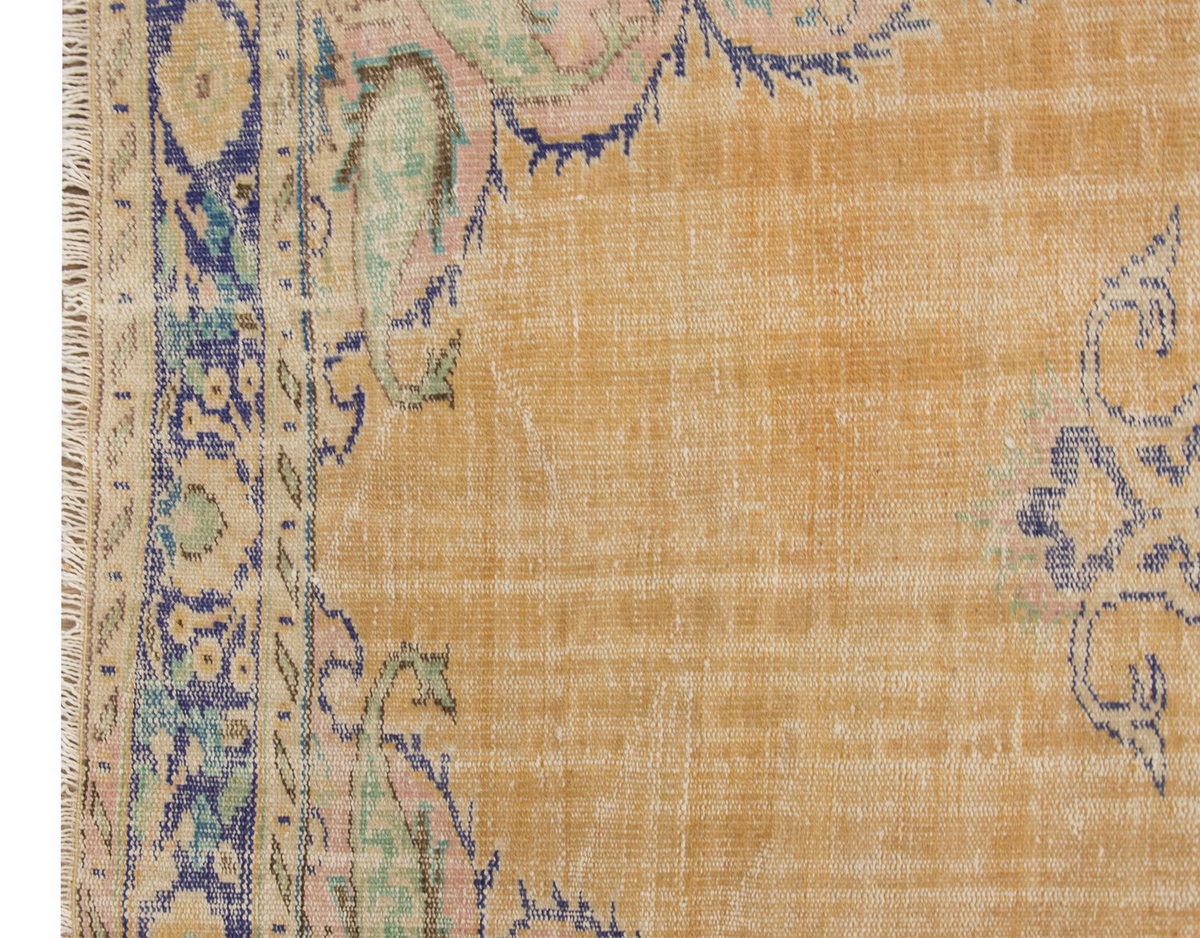 Vintage Large Rug, Oushak Area Rug 6'2" x 9'2" feet 188 x 280 cm