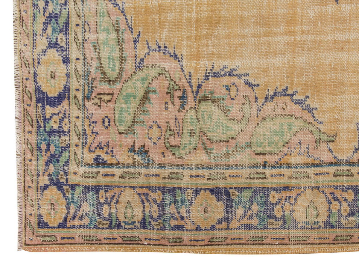 Vintage Large Rug, Oushak Area Rug 6'2" x 9'2" feet 188 x 280 cm