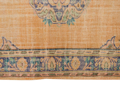 Vintage Large Rug, Oushak Area Rug 6'2" x 9'2" feet 188 x 280 cm