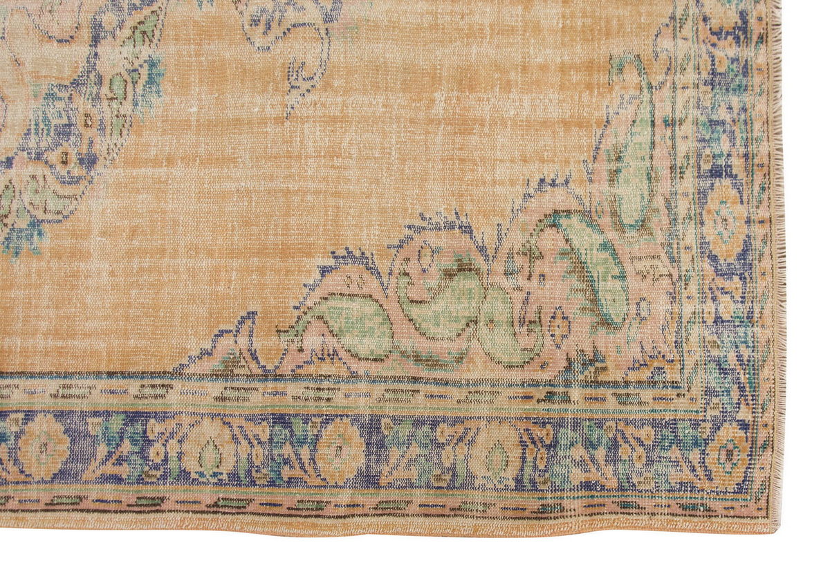 Vintage Large Rug, Oushak Area Rug 6'2" x 9'2" feet 188 x 280 cm