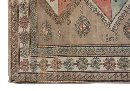 Vintage Large Rug, Oushak Area Rug 6'3" x 9'5" feet 191 x 288 cm