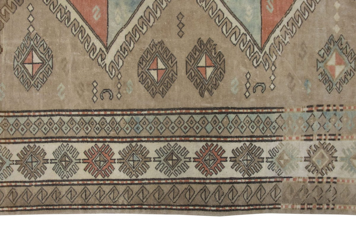 Vintage Large Rug, Oushak Area Rug 6'3" x 9'5" feet 191 x 288 cm