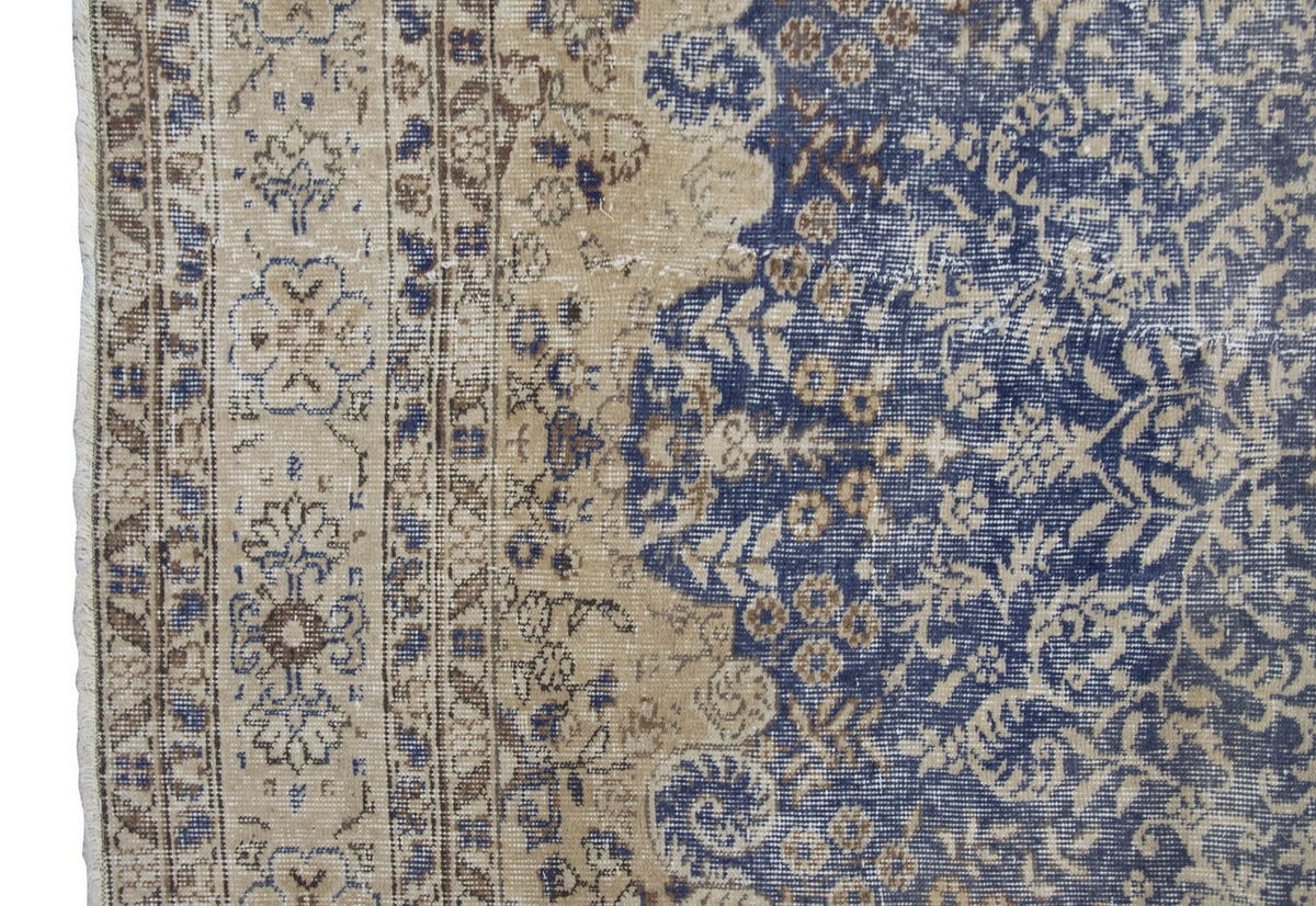 Vintage Large Rug, Oushak Area Rug 6'4" x 10'1" feet 192 x 307 cm