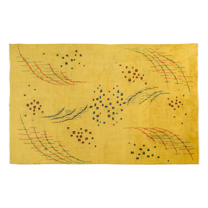 Vintage Large Rug, Oushak Area Rug 6'4" x 10'3" feet 192 x 312 cm
