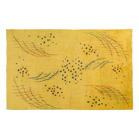 Vintage Large Rug, Oushak Area Rug 6'4" x 10'3" feet 192 x 312 cm