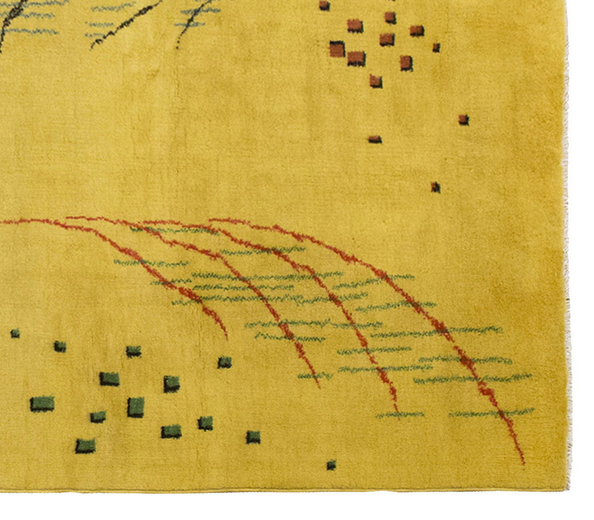 Vintage Large Rug, Oushak Area Rug 6'4" x 10'3" feet 192 x 312 cm