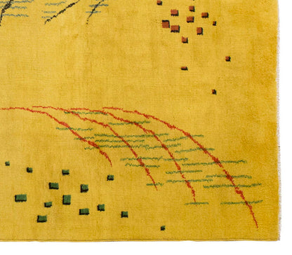 Vintage Large Rug, Oushak Area Rug 6'4" x 10'3" feet 192 x 312 cm
