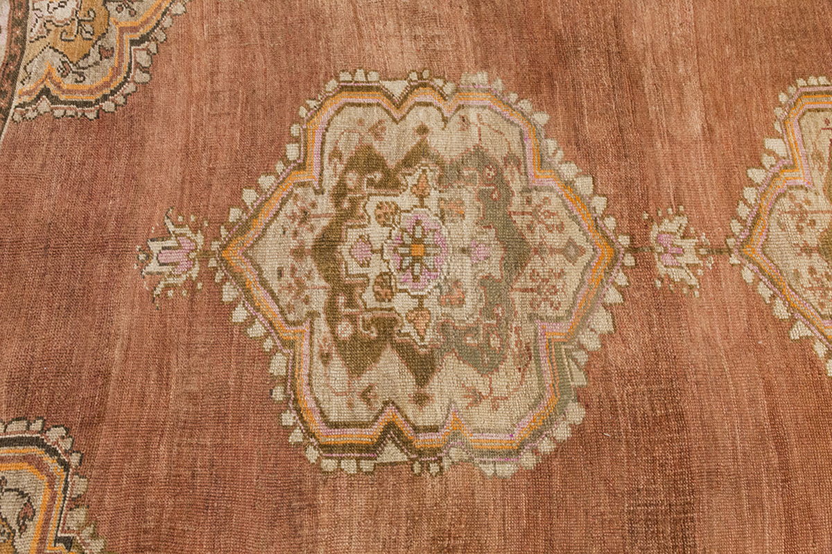 Vintage Large Rug, Oushak Area Rug 6'4" x 11'4 feet 192 x 345 cm