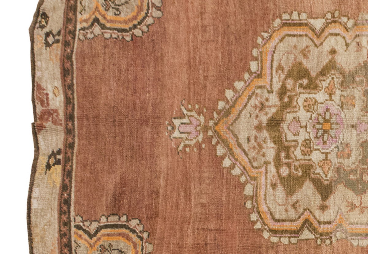 Vintage Large Rug, Oushak Area Rug 6'4" x 11'4 feet 192 x 345 cm