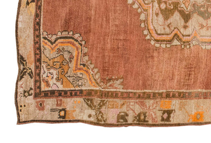 Vintage Large Rug, Oushak Area Rug 6'4" x 11'4 feet 192 x 345 cm