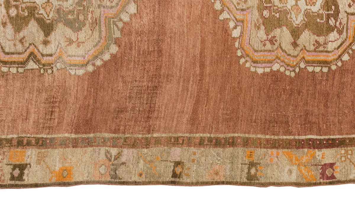 Vintage Large Rug, Oushak Area Rug 6'4" x 11'4 feet 192 x 345 cm