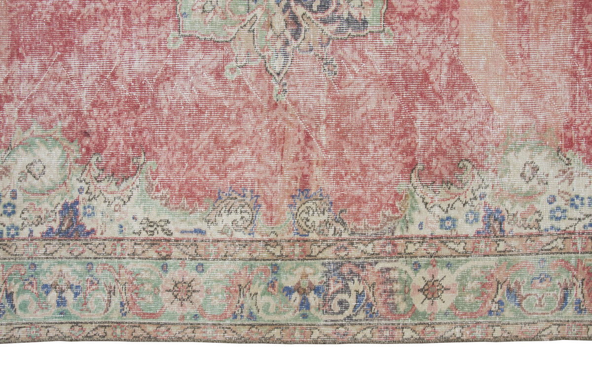 Vintage Large Rug, Oushak Area Rug 6'4" x 9'10" feet 192 x 300 cm