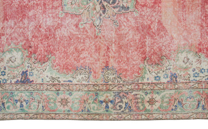Vintage Large Rug, Oushak Area Rug 6'4" x 9'10" feet 192 x 300 cm