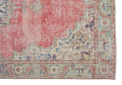 Vintage Large Rug, Oushak Area Rug 6'4" x 9'10" feet 192 x 300 cm