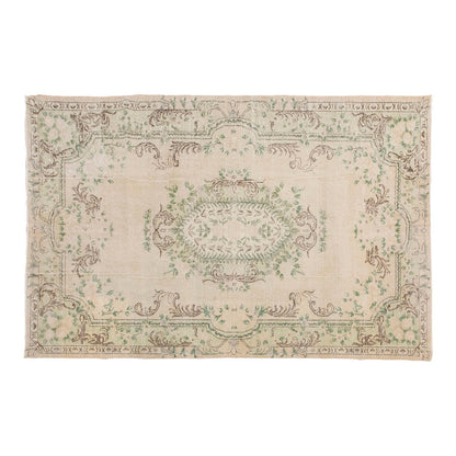 Vintage Large Rug, Oushak Area Rug 6'5" x 9'11" feet 196 x 302 cm