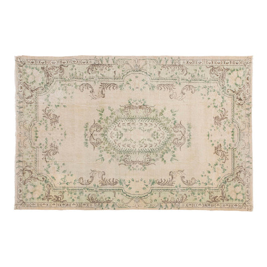 Vintage Large Rug, Oushak Area Rug 6'5" x 9'11" feet 196 x 302 cm