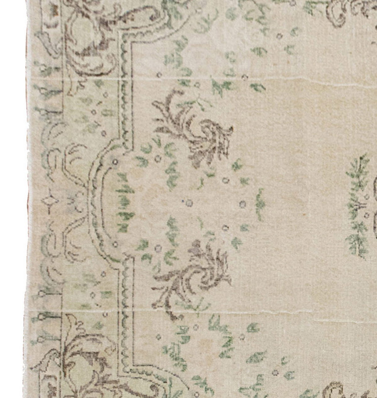 Vintage Large Rug, Oushak Area Rug 6'5" x 9'11" feet 196 x 302 cm