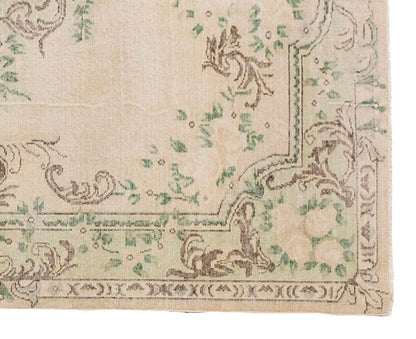 Vintage Large Rug, Oushak Area Rug 6'5" x 9'11" feet 196 x 302 cm