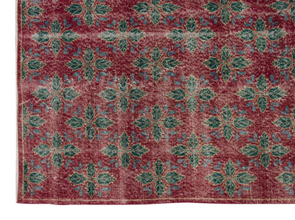 Vintage Large Rug, Oushak Area Rug 6'6" x 10 feet 197 x 305 cm