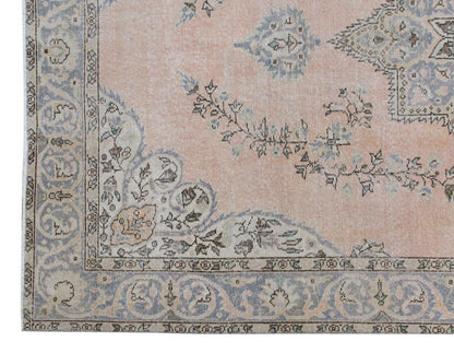 Vintage Large Rug, Oushak Area Rug 6'6" x 9'8" feet 197 x 295 cm