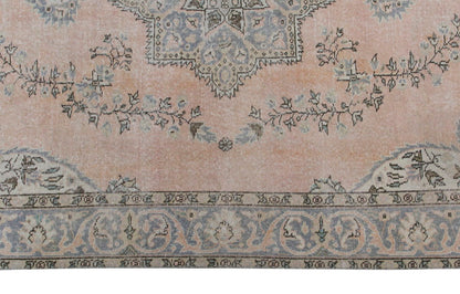 Vintage Large Rug, Oushak Area Rug 6'6" x 9'8" feet 197 x 295 cm
