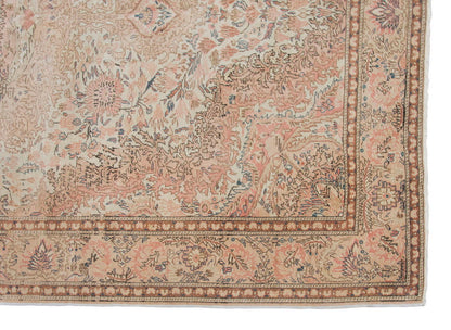 Vintage Large Rug, Oushak Area Rug 6'7" x 10 feet 200 x 305 cm
