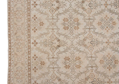Vintage Large Rug, Oushak Area Rug 6'7" x 9'9" feet 200 x 296 cm