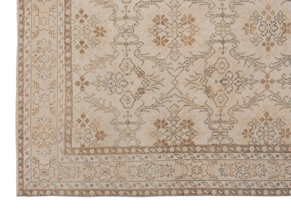 Vintage Large Rug, Oushak Area Rug 6'7" x 9'9" feet 200 x 296 cm