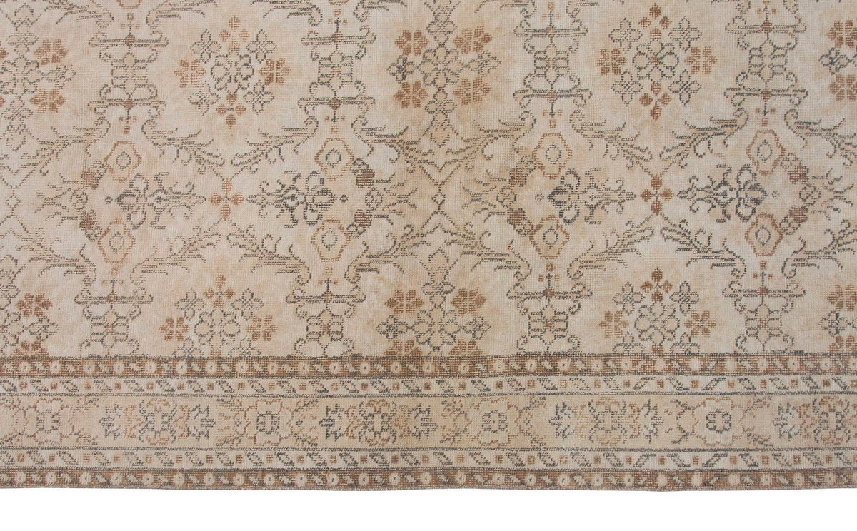 Vintage Large Rug, Oushak Area Rug 6'7" x 9'9" feet 200 x 296 cm