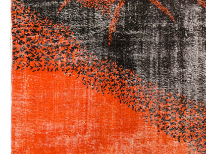 Vintage Large Rug, Oushak Area Rug 6'7 x 10'2 feet 200 x 310 cm