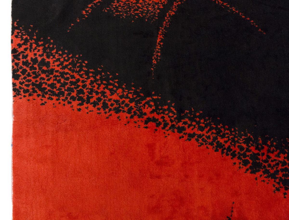 Vintage Large Rug, Oushak Area Rug 6'7 x 9'11 feet 200 x 303 cm