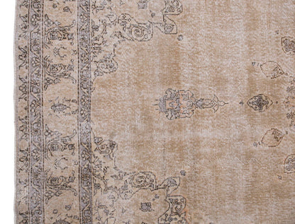 Vintage Large Rug, Oushak Area Rug 6'8" x 10'3" feet 203 x 312 cm