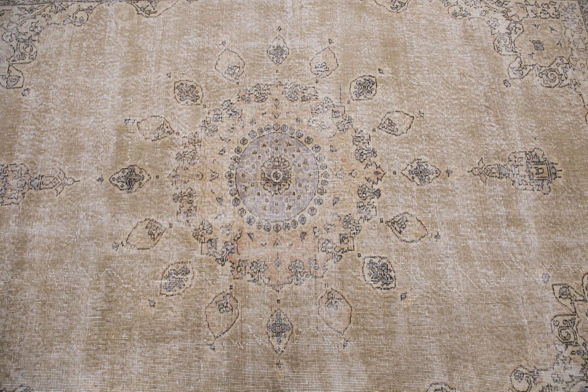 Vintage Large Rug, Oushak Area Rug 6'8" x 10'3" feet 203 x 312 cm