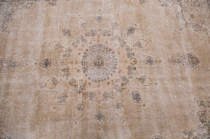 Vintage Large Rug, Oushak Area Rug 6'8" x 10'3" feet 203 x 312 cm