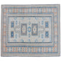 Vintage Large Rug, Oushak Area Rug 6'8" x 7'1" feet 204 x 217 cm