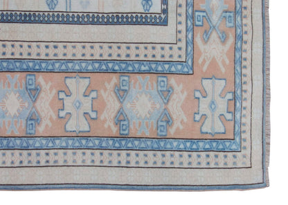 Vintage Large Rug, Oushak Area Rug 6'8" x 7'1" feet 204 x 217 cm