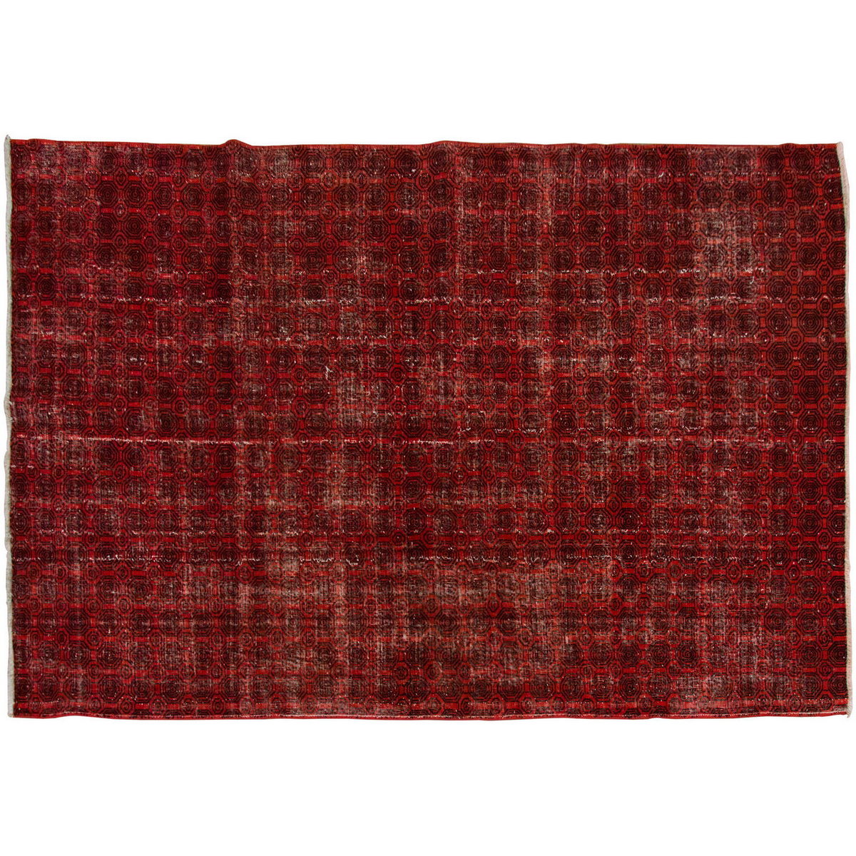 Vintage Large Rug, Oushak Area Rug 6'8" x 9'10" feet 204 x 300 cm