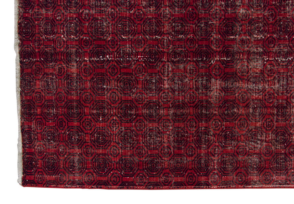 Vintage Large Rug, Oushak Area Rug 6'8" x 9'10" feet 204 x 300 cm