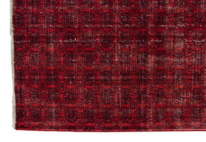 Vintage Large Rug, Oushak Area Rug 6'8" x 9'10" feet 204 x 300 cm