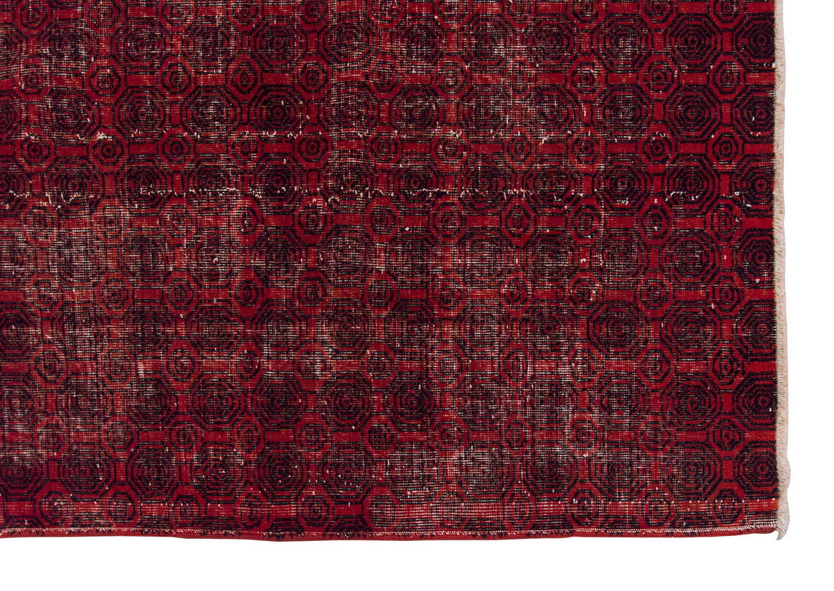 Vintage Large Rug, Oushak Area Rug 6'8" x 9'10" feet 204 x 300 cm