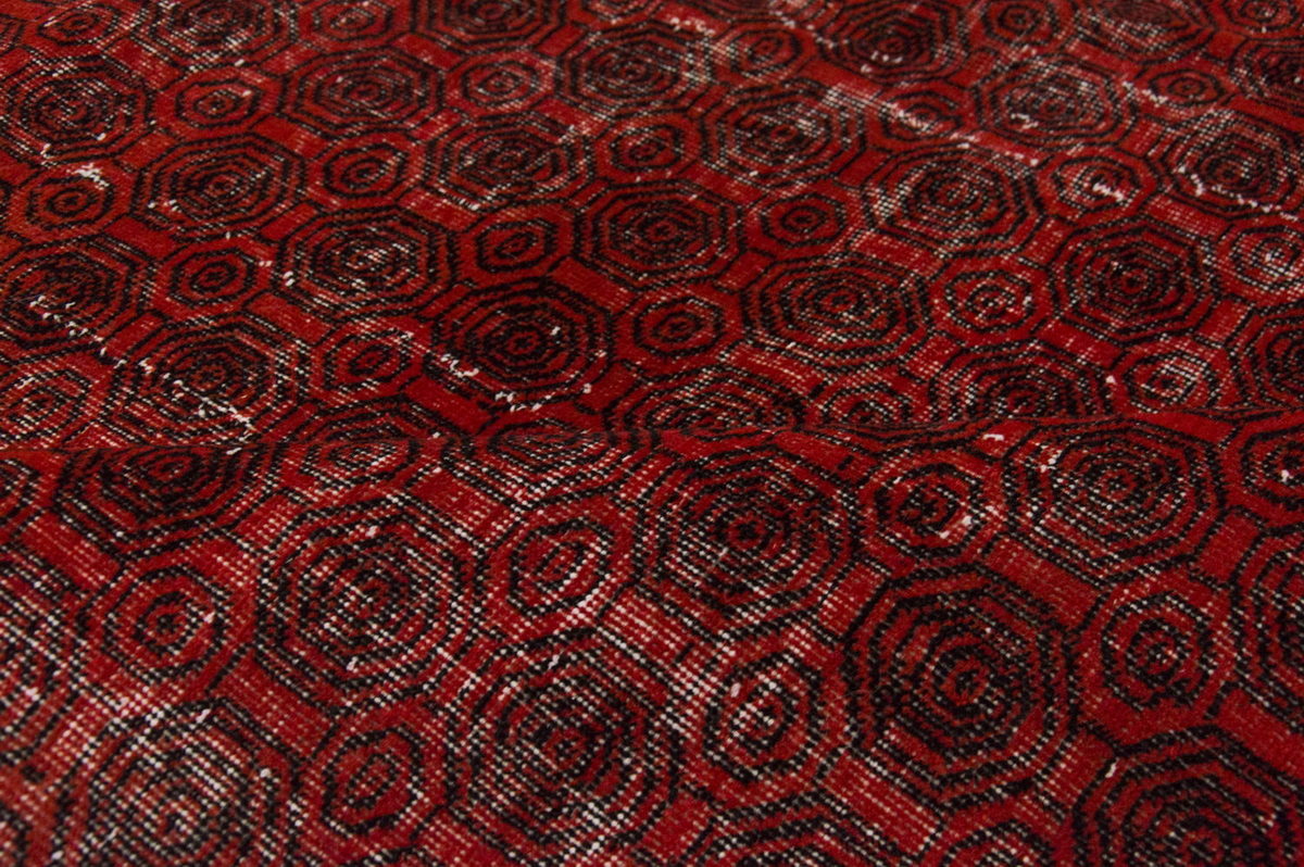 Vintage Large Rug, Oushak Area Rug 6'8" x 9'10" feet 204 x 300 cm