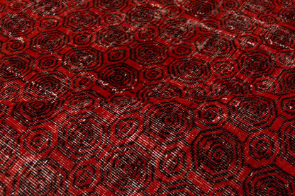 Vintage Large Rug, Oushak Area Rug 6'8" x 9'10" feet 204 x 300 cm