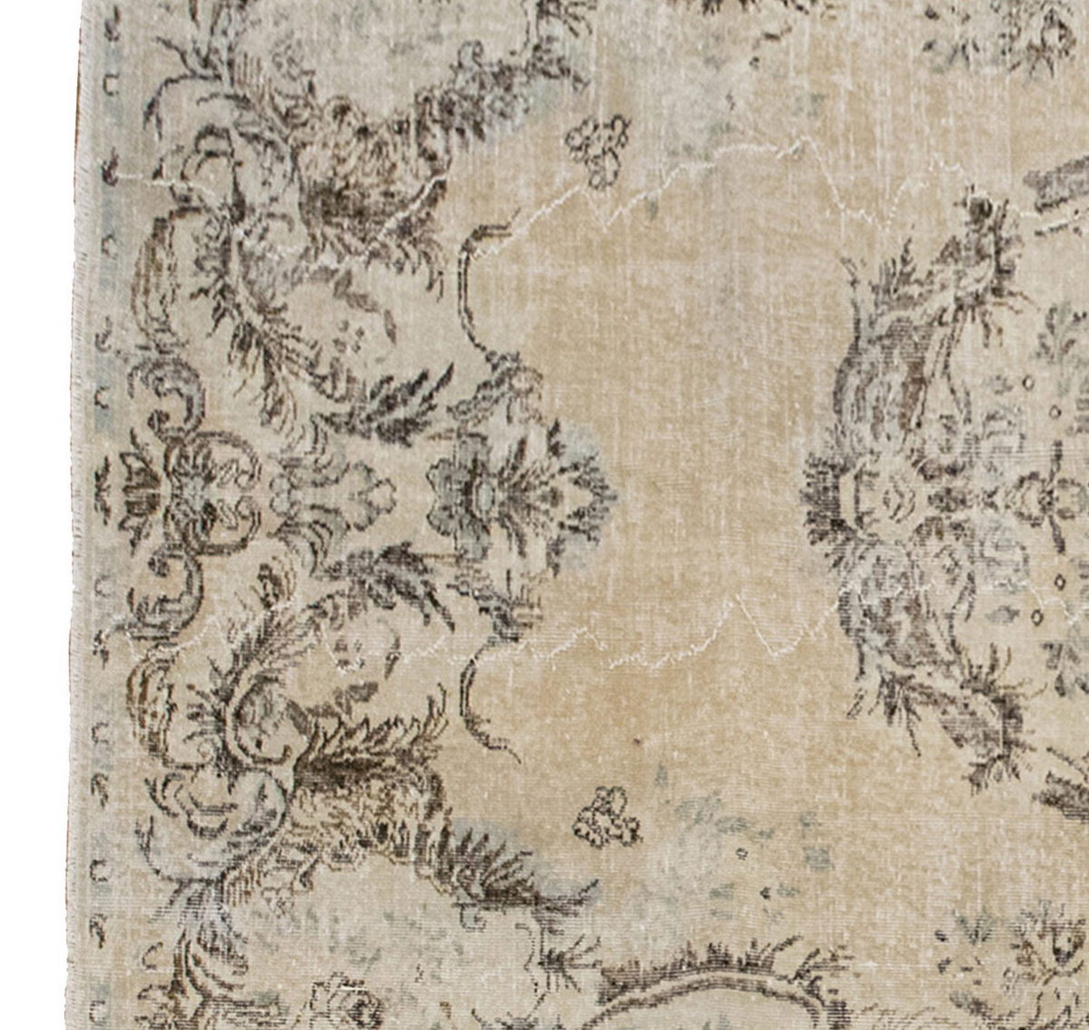 Vintage Large Rug, Oushak Area Rug 6'8" x 9'8" feet 203 x 295 cm