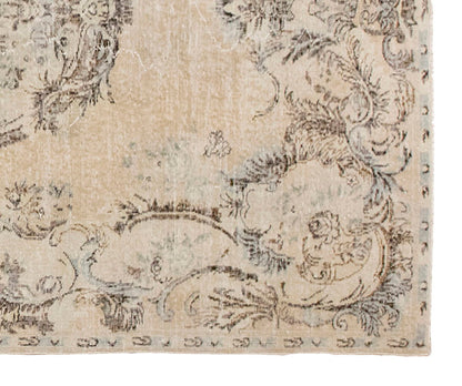 Vintage Large Rug, Oushak Area Rug 6'8" x 9'8" feet 203 x 295 cm