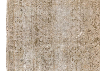 Vintage Large Rug, Oushak Area Rug 6'8 x 10'5 feet 203 x 318 cm