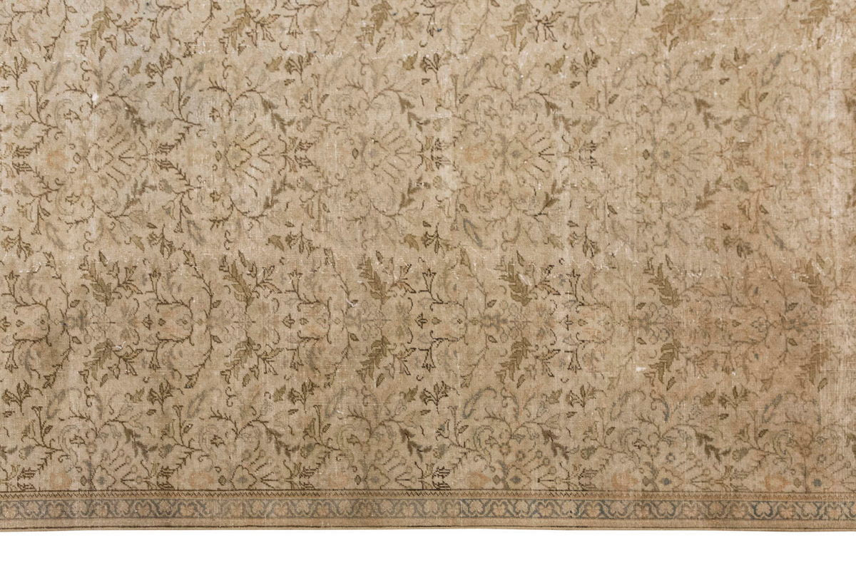 Vintage Large Rug, Oushak Area Rug 6'8 x 10'5 feet 203 x 318 cm