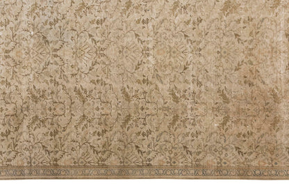 Vintage Large Rug, Oushak Area Rug 6'8 x 10'5 feet 203 x 318 cm
