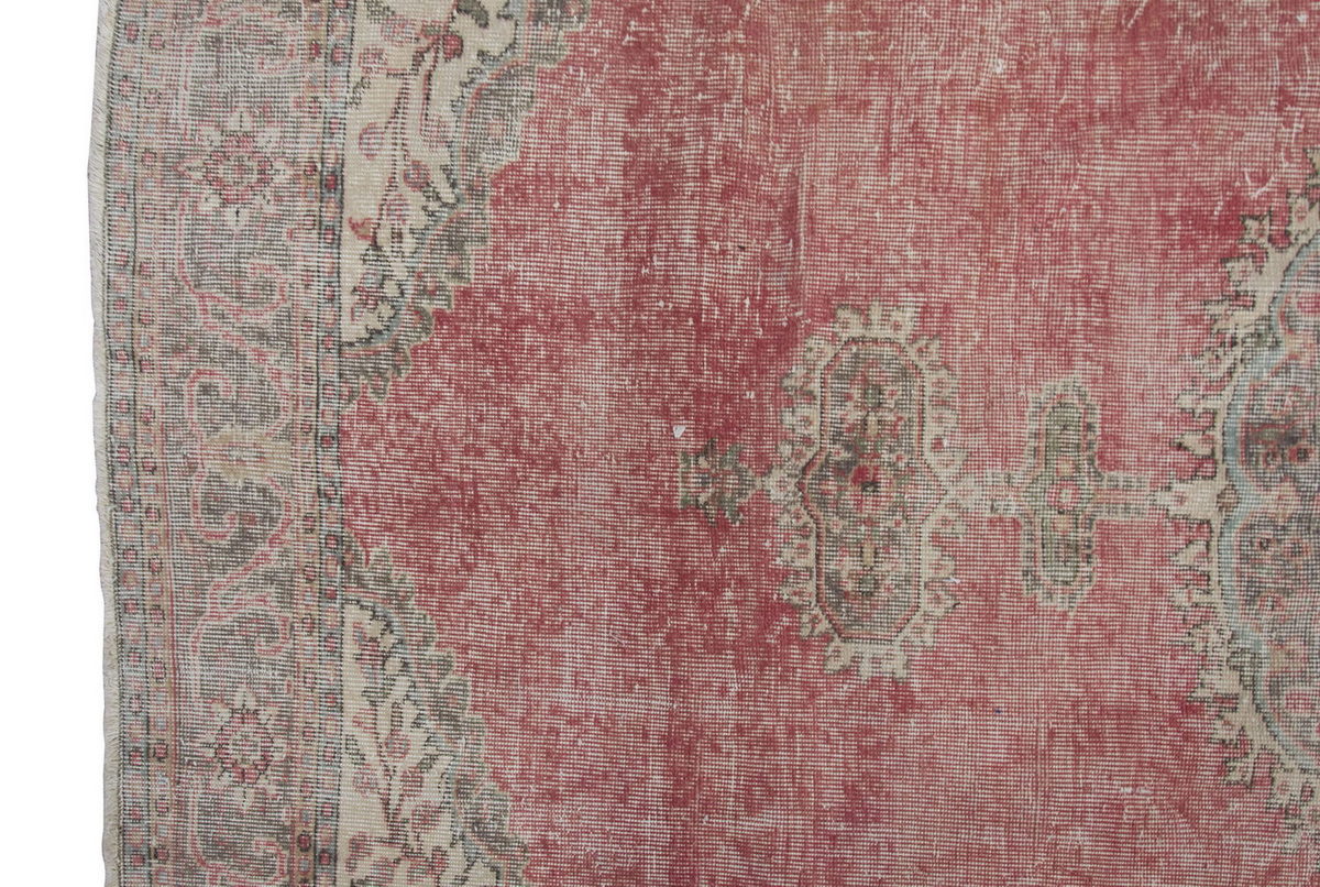 Vintage Large Rug, Oushak Area Rug 6'9" x 10'8" feet 206 x 324 cm